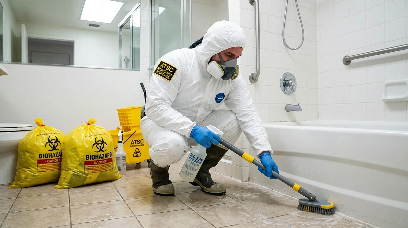 Decontamination equipment deployed for Blood Cleanup in Brattleboro